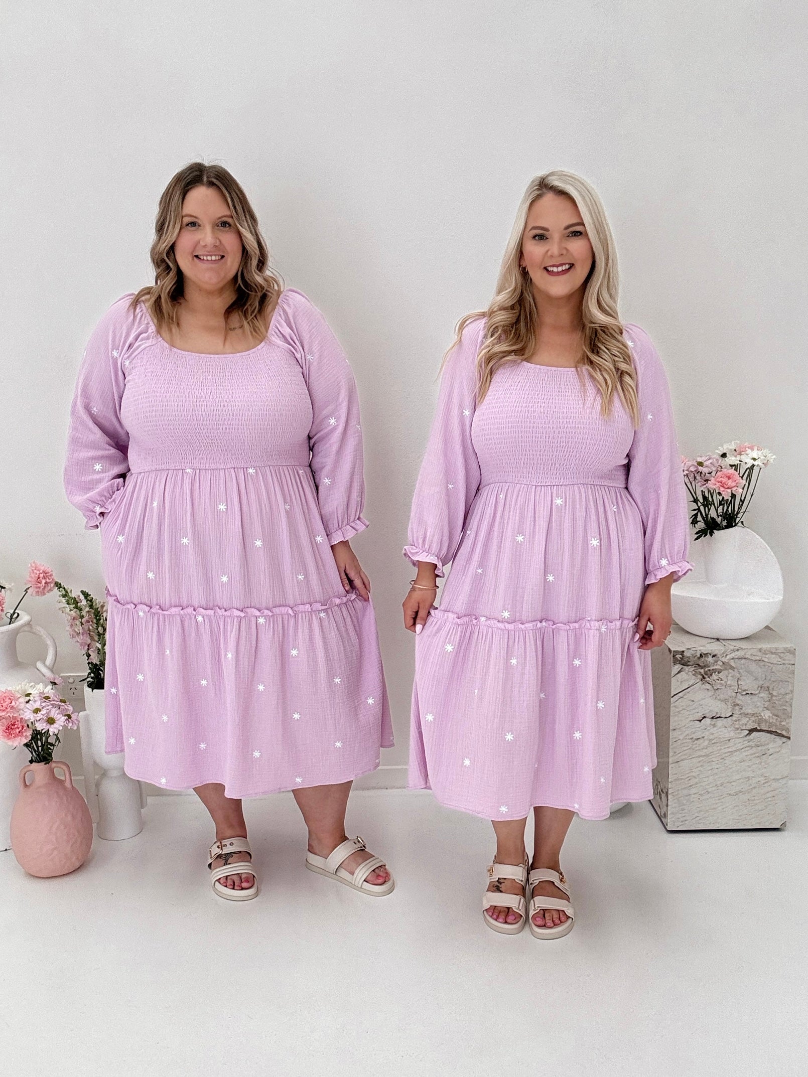 Lilac daisy dress best sale